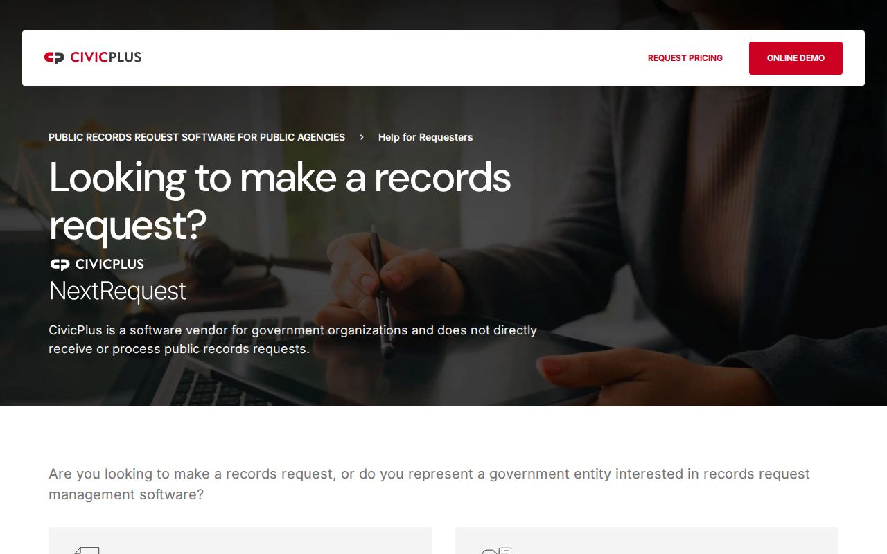 Marin County neighbors public records request portal